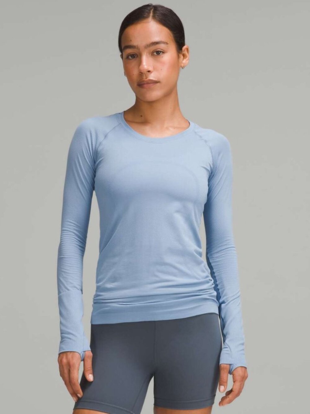 Lululemon Swiftly Tech Long-Sleeve Shirt 2.0 Blue Willow Athleisure Size